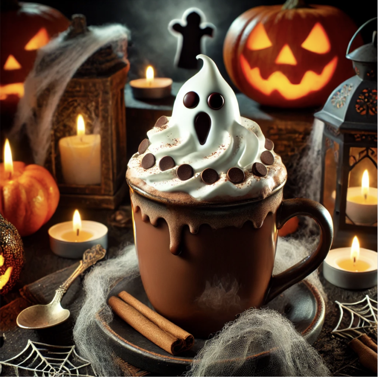 Ghostly Hot Chocolate